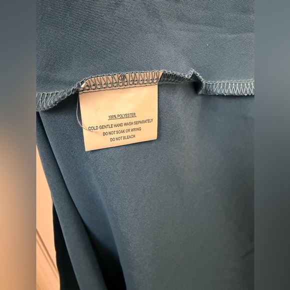 Here Comes the Sun Blue One Shoulder Midi Maxi Dress - Picture 11 of 12